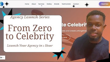 From Zero to Celebrity Agent: Launch Your OWN Agency Website in 1 Hour | Full Setup
