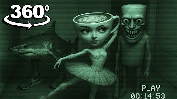360 VR Horror: Tung Tung Sahur, Tralalero Tralala, Bombardino Crocodilo, Ballerina Capuchina