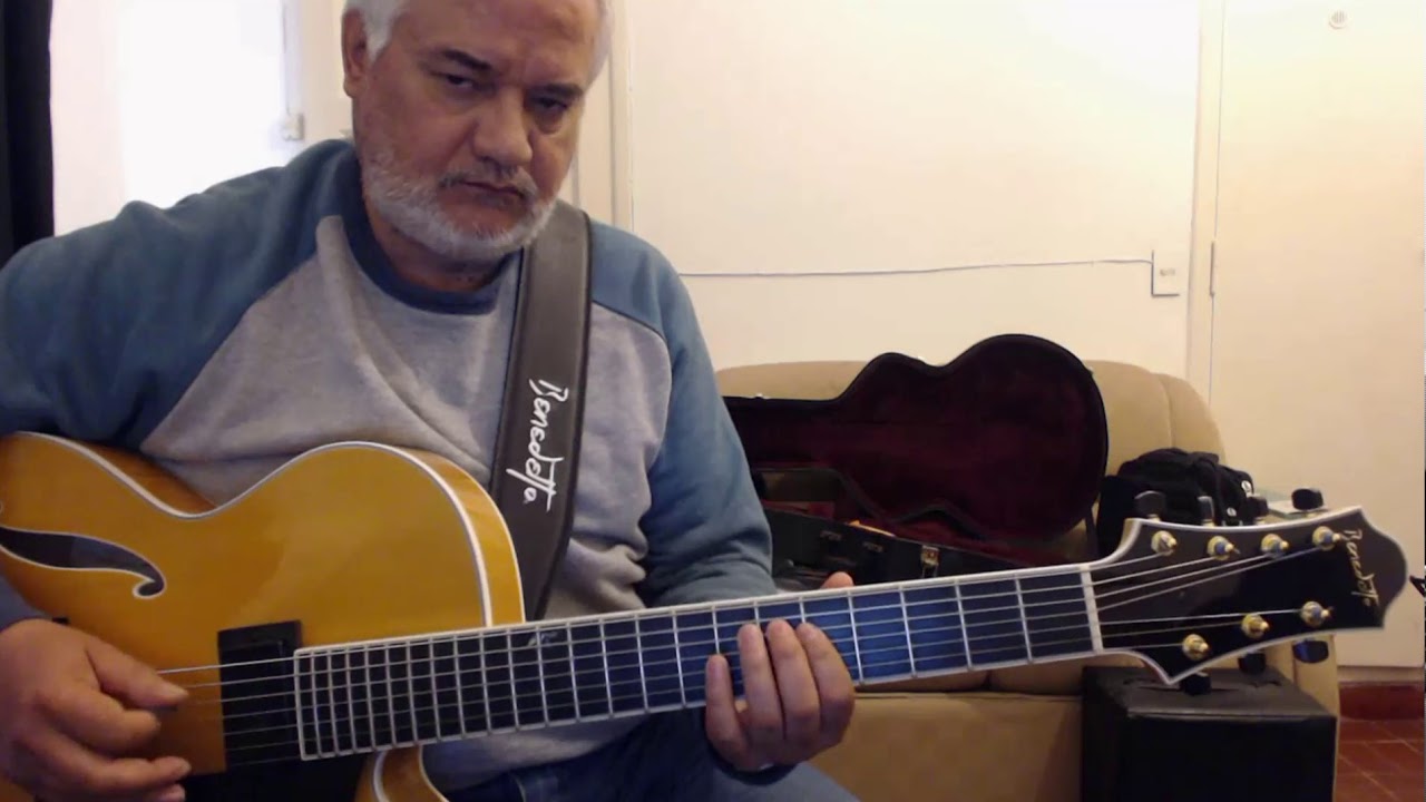 Jazz line over short II-V-I in Cminor - YouTube