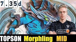 🤯 TOPSON [Morphling] MID 7.35D - DOTA 2 HIGHEST MMR MATCH #dota2 #dota2gameplay #topson