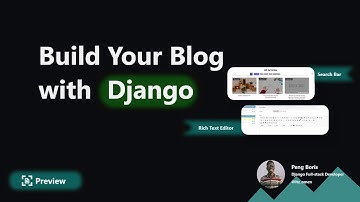 Preview of Django 3 Blog with Rich Text Editor ( Beginners Friendly Project) | Responsive