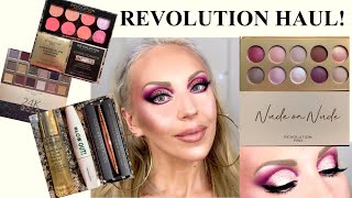 MAKEUP REVOLUTION HAUL, REVOLUTION PRO NUDE ON NUDE PALETTE. FIRST IMPRESSIONS