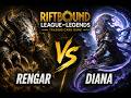 Unleashed testing - Rengar (samdsherman) vs Diana (weiseguy)