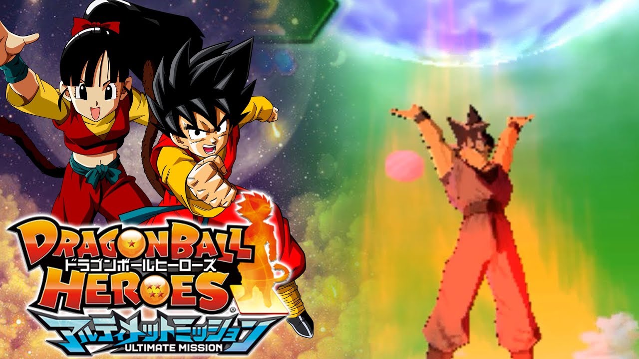 KAIOKEN GOKU IS USING THE SPIRIT BOMB!?! Dragon Ball Heroes Ultimate ...