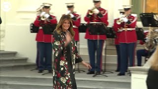 Melania Trump receives official White House Christmas tree