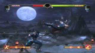 Celebrity Sub Zero 42% Midscreen Combo in Mortal Kombat 9 Demo for PS3 Wealth