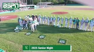 2025 Baseball Senior Day Ceremony