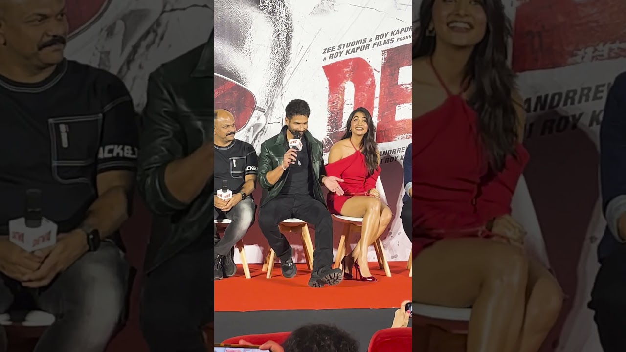 shahid Kapoor and Pooja Hegde grace The trailer launch of Deva 