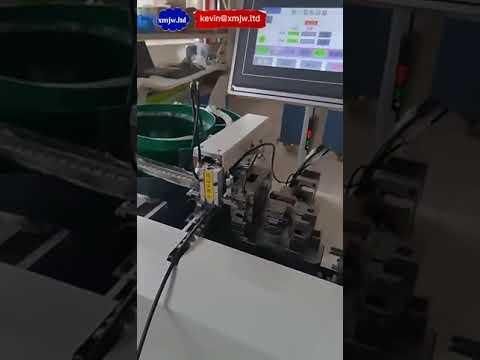 Semi-Automatic RJ-45 Network Wire Crimping Machine with Vibration Plate