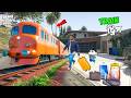 GTA 5 Bangla: Shinchan হারিয়ে গেল TRAIN এ করে ঘুরতে গিয়ে!! GTA V