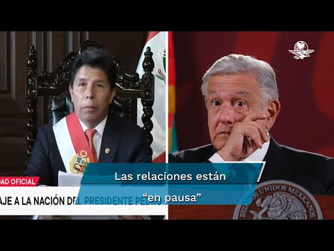 Para México, Pedro Castillo sigue siendo el presidente de Perú, dice AMLO