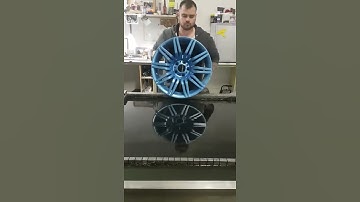 Hydrodipping alloy wheel