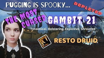 Learning From Mistakes: 21 Gambit | Restoration Druid PoV M+ Shadowlands Season 4 Mythic Plus 9.2.5