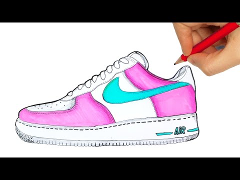 HOW TO DRAW A SHOES | DRAWING NIKE SHOES