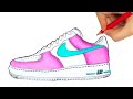 HOW TO DRAW A SHOES | DRAWING NIKE SHOES