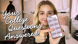 College Questions Answered | CHLOE LUKASIAK