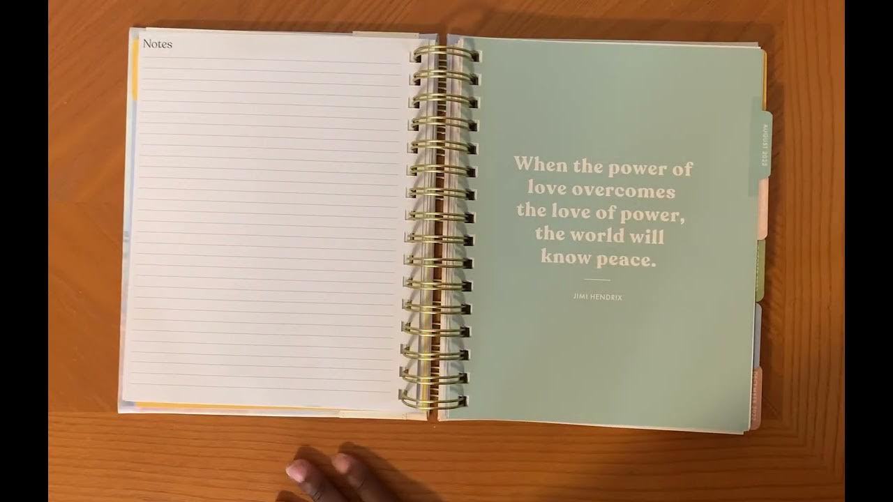 Best planner for 2022 and 2023 (18 months planner) YouTube