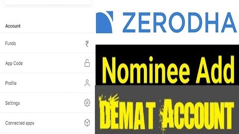 How to add nominee in zerodha online |Zerodha me nominee kaise add करें