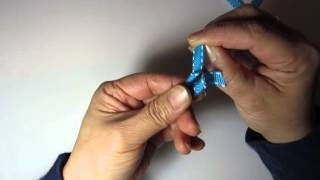 Paperclip ribbon bookmark