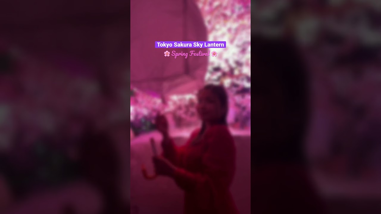 🏮 Sky Lantern Festival in Tokyo 🌸