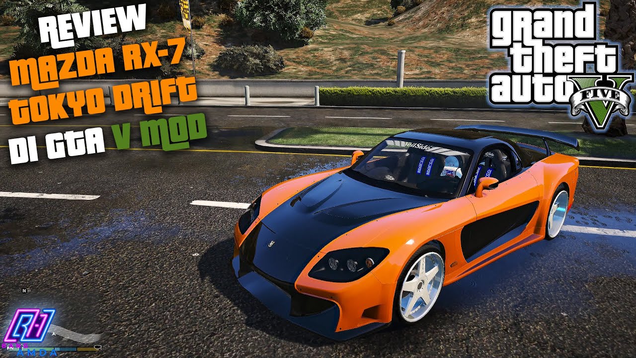 REVIEW MAZDA RX 7 HAN FAST AND FURIOUS TOKYO DRIFT GTA 5 MOD ADD ON ...