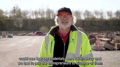 Reuse of construction materials at Peterspladsen in Copenhagen