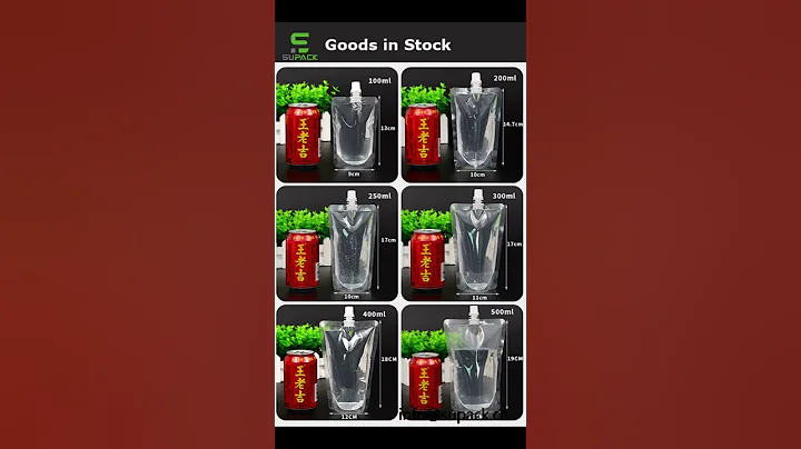 Spout pouch in stock