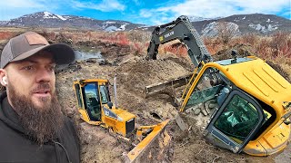 Two Pieces of Equipment Stuck in the Same Pond! Huge Recovery! by HeavyDSparks 1,064,695 views 3 weeks ago 20 minutes