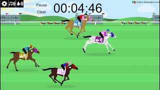10 minute horse race timer
