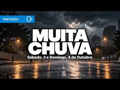 Temporais no Sul e chuva volumosa no Sudeste: veja os alertas para o fim de semana