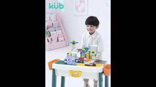 Kub Baby Building Block Table and Chair Set