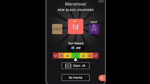 x2 blocks ll highest block unlocked #mixplate #x2blocks