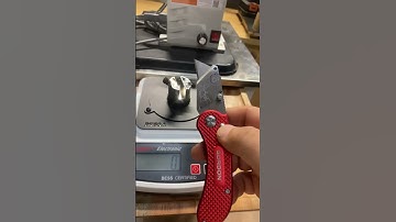 Sharpness test, utility knife #Sharpener #Shorts ￼