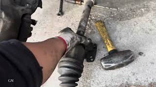 HOW TO CHANGE ARROW OR CV AXLES RIGHT SCION TC /XB/CAMRY 2.4L 2005-2009