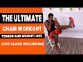 The ultimate chair workout for toning and weight loss  45 minutes