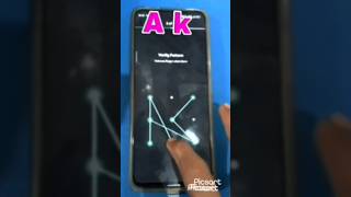 Ak pattern in phone lock / best lock screen ak word