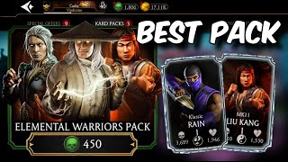 You MUST Open This Pack! ELEMENTAL WARRIORS Pack Opening MK Mobile!