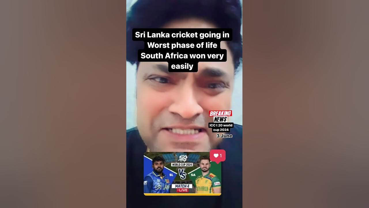Sri Lanka Cricket Going In Worst Phase Of Life South Africa Won Very sri-lanka-cricket-going-in-worst-phase-of-life-south-africa-won-very