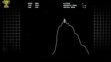 Tutorial: Lunar Lander Atari Arcade (played on Evercade)