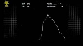 Tutorial: Lunar Lander Atari Arcade (played on Evercade)
