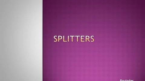 Mule Splitters