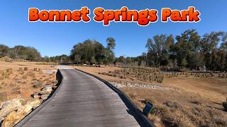 Walking Tour through Park - Bonnet Springs Park | Lakeland Florida [4K]