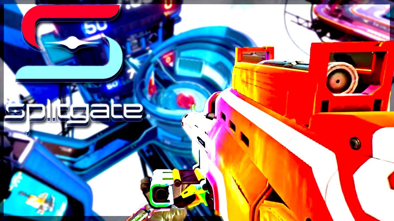 Splitgate but everybody has rockets and there's no gravity - YouTube