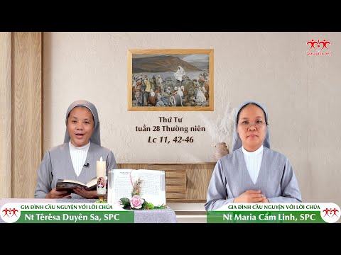 Video Gia đình cầu nguyện với Lời Chúa: Thứ Tư tuần 28 mùa... - youtube