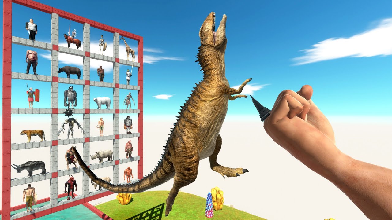 Epic Punch Hit The Target With Units - Animal Revolt Battle Simulator