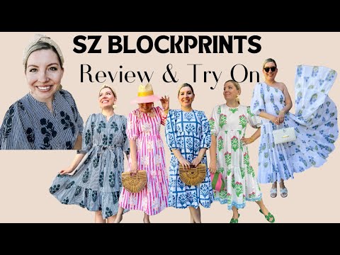 Sz Blockprints Haul & Try On - Available for Rent - Sizing info