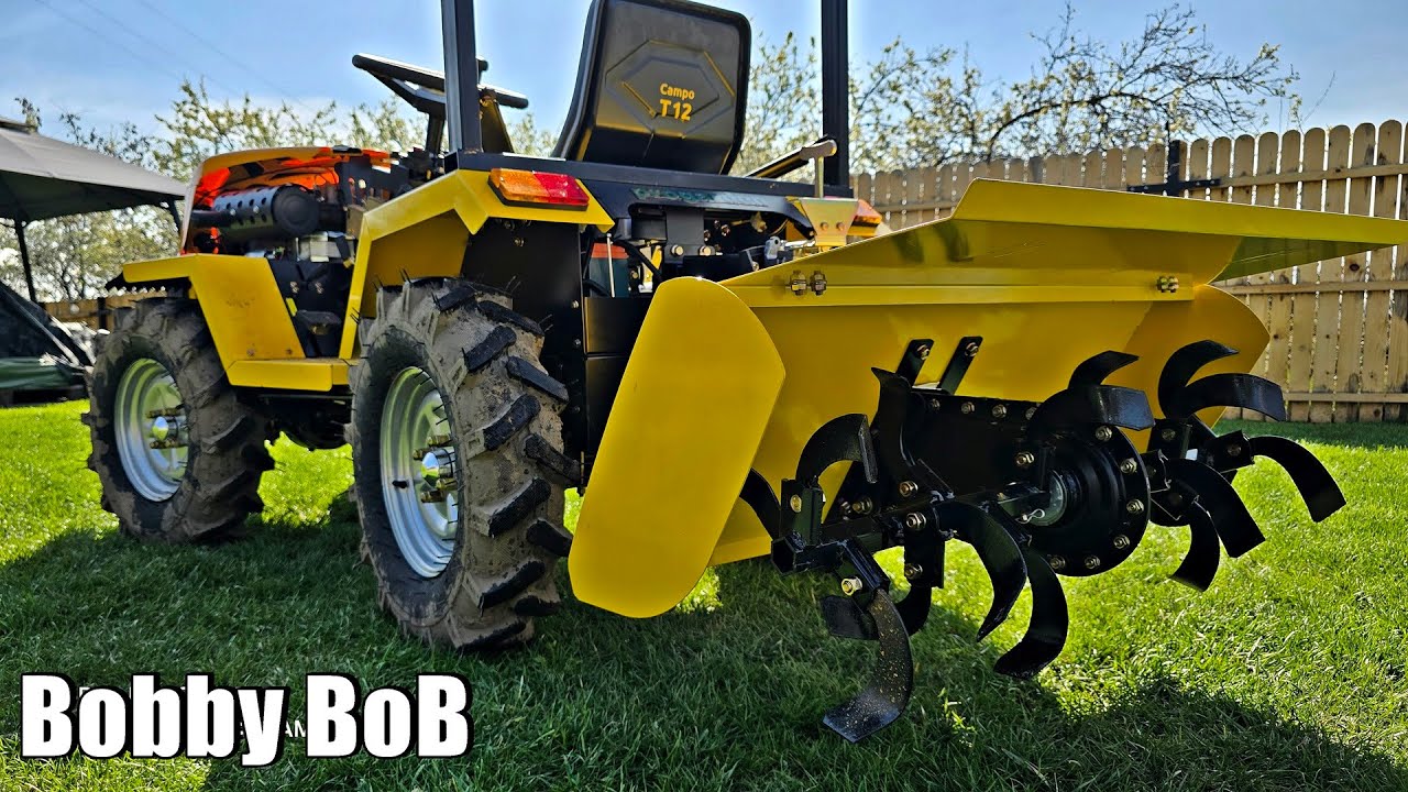 Freza de pamant minitractor 4x4 Progarden Campo / Detalii