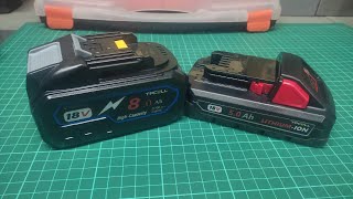 видео: Аккумуляторы TPCELL для Milwaukee и Makita картинка: Аккумуляторы TPCELL для Milwaukee и Makita