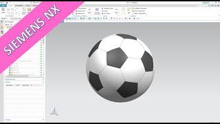 Soccerball - Fussball - Speedball Version - Siemens NX 12 Training - Surfaces