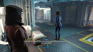 Piper bothers a Vault 81 resident